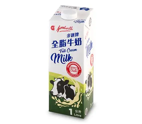 34 Goodwell Full Cream milk 12x1LTR - Image 1