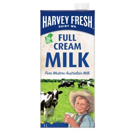 45 Harvey Fresh Full Cream Milk 12X1L - Image 1