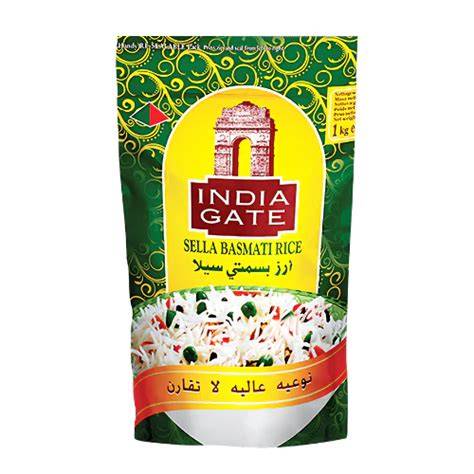 66 India Gate Sella Basmati Rice - 1kg - Image 1
